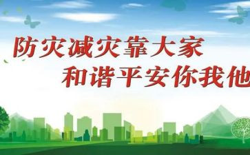 学校开展防灾减灾工作总结6篇
